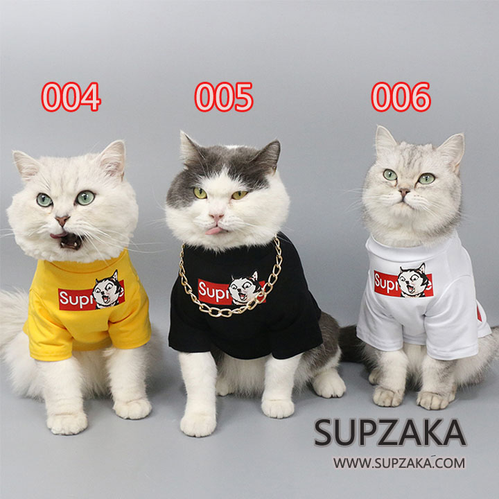 supreme 猫服 tシャツ 可愛い