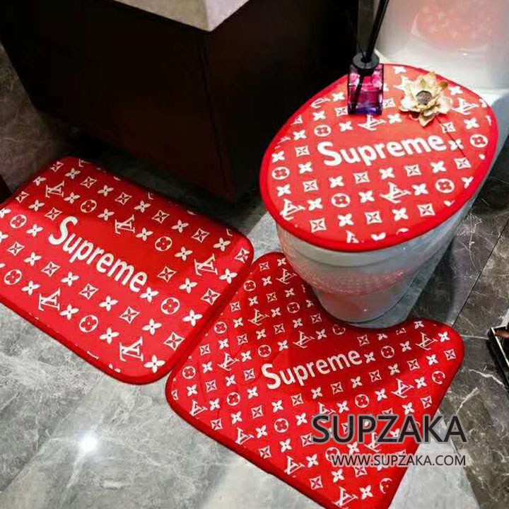 LV Supreme トイレマットセット