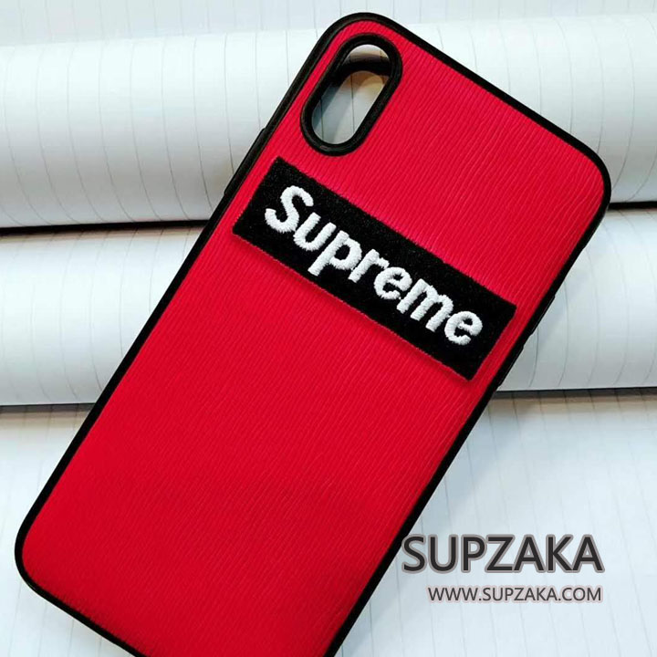 Supreme iPhone7 plus ケース 刺繍ログ