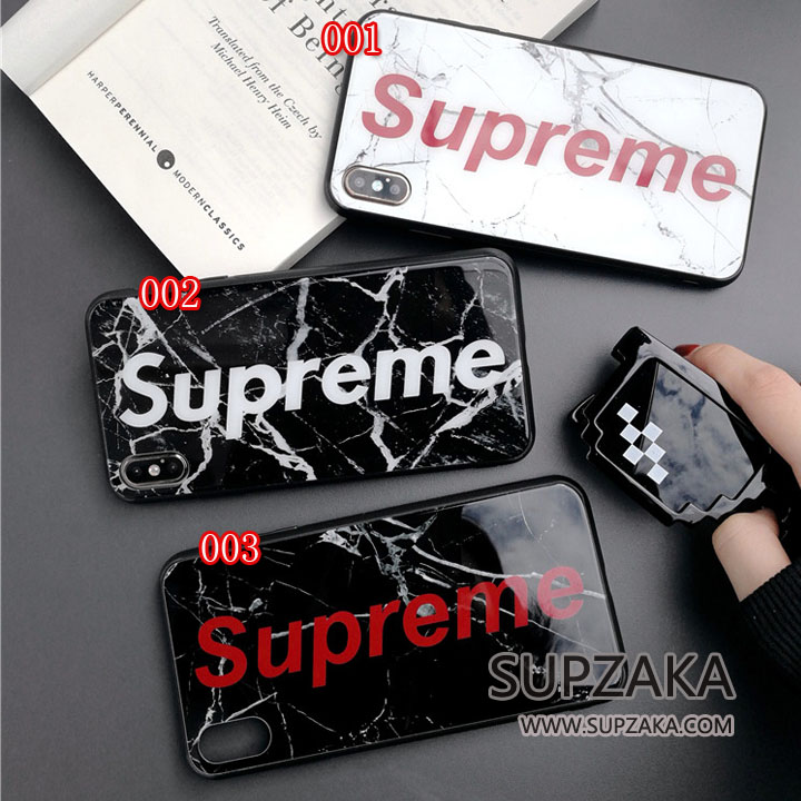 SUPREME iPhoneXS Max ケース 背面ガラス