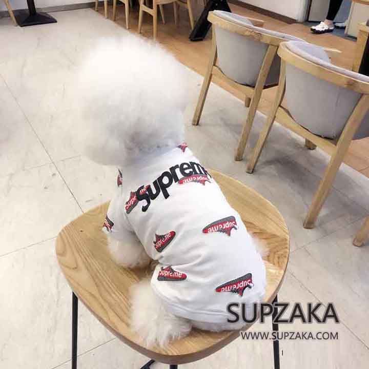 supreme 犬の服 tシャツ