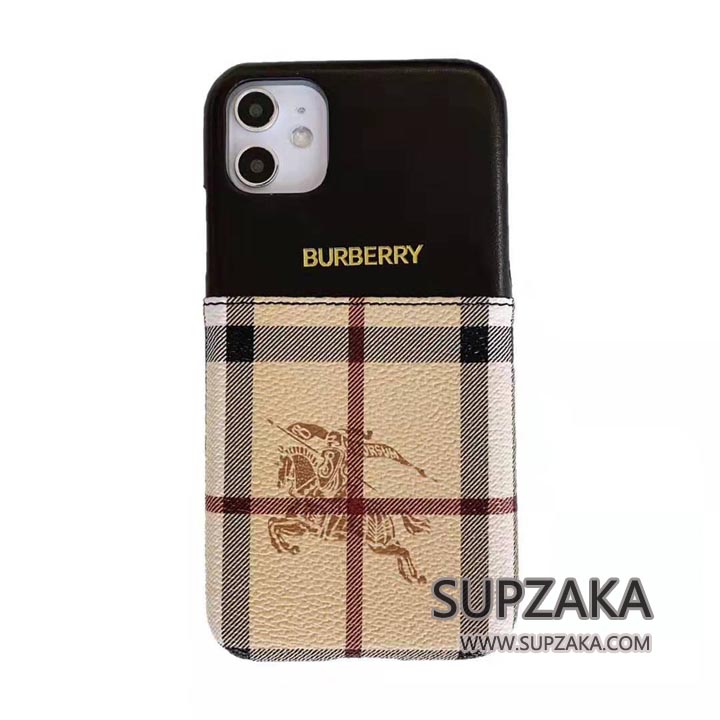 Burberry iPhone11 ケース ハード バイカラー