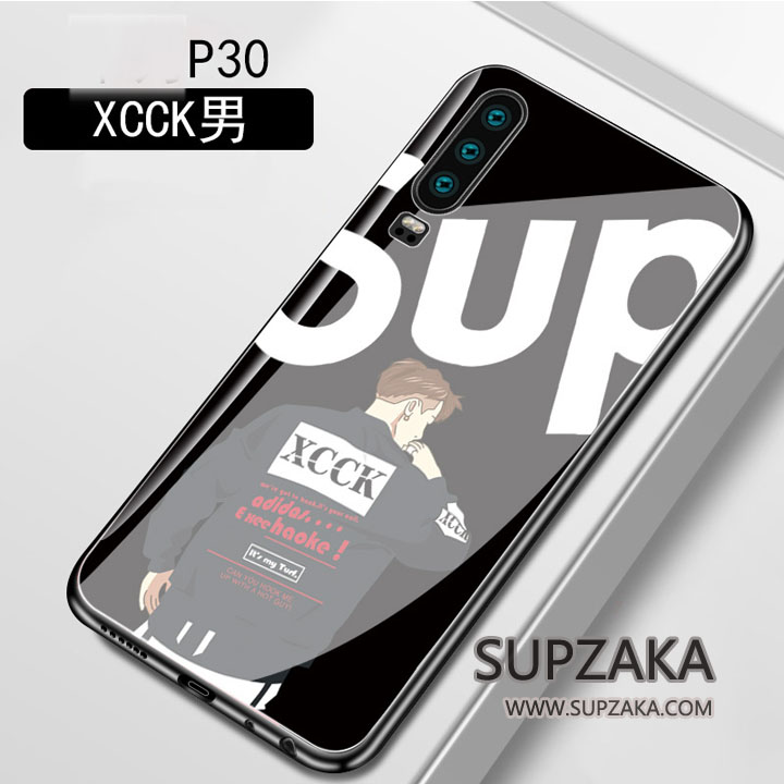 supreme HUAWEI P30 ケース 背面強化ガラス