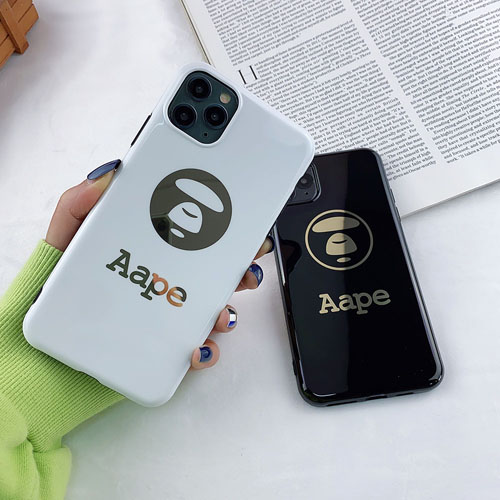 AAPE iPhone11 Pro ケース メッキログ