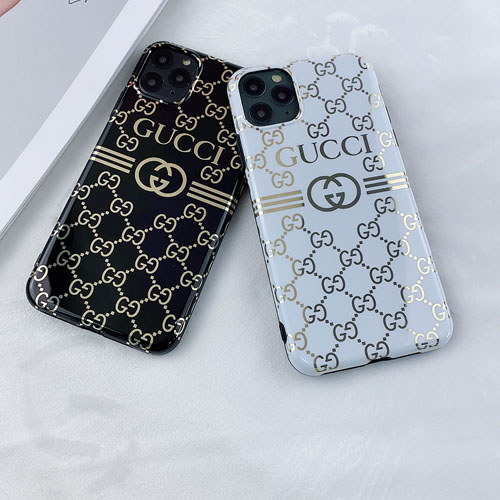 GUCCI iPhone12 Pro カバー メッキログ